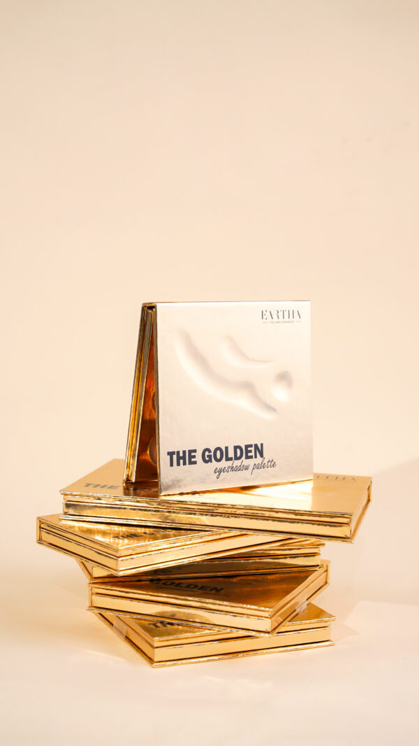 golden theme eyeshadow (customized plate & color) - Image 4