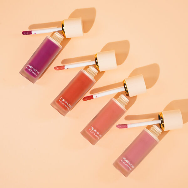 Liquid Blush – Buildable, Long-Lasting Color for Cheeks and Lips – Natural, Dewy Finish, Easy Application