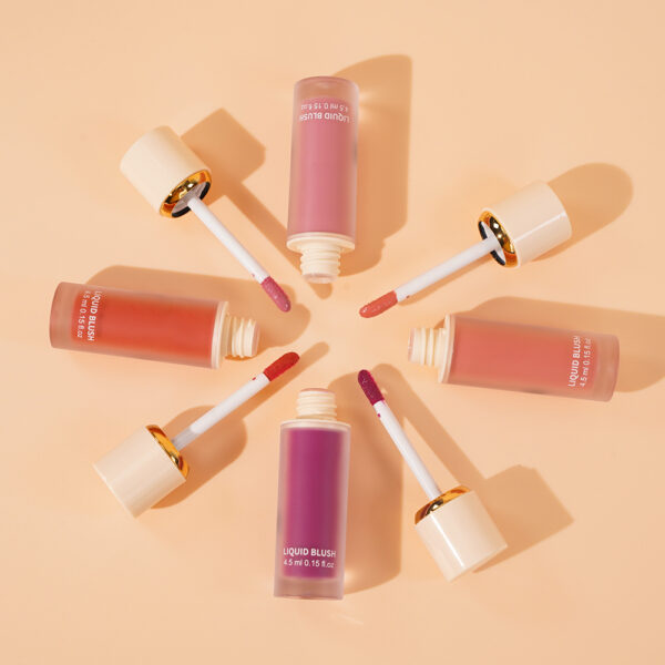 Liquid Blush – Buildable, Long-Lasting Color for Cheeks and Lips – Natural, Dewy Finish, Easy Application - Image 9