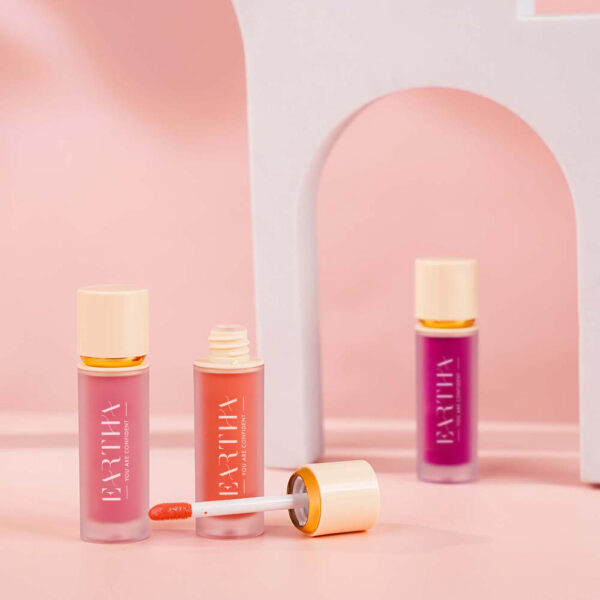 Liquid Blush – Buildable, Long-Lasting Color for Cheeks and Lips – Natural, Dewy Finish, Easy Application - Image 6
