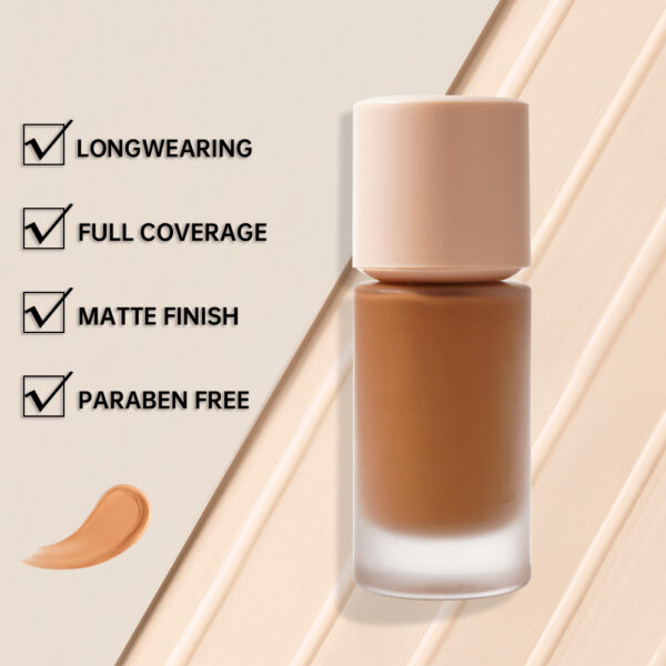 matte Foundation – Full Coverage, Smooth, Long-Lasting, Oil-Free - Image 5