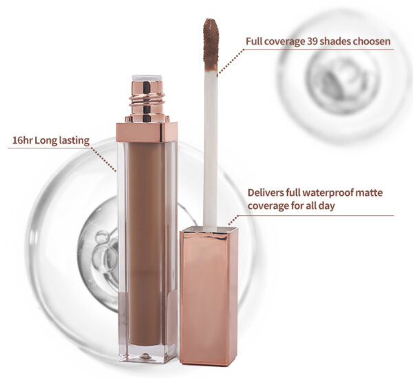 rose golden concealer-matte,long lasting,Lightweight - Image 6