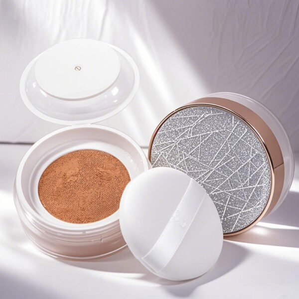 makeup powder,silver round container,oil control,matte - Image 5
