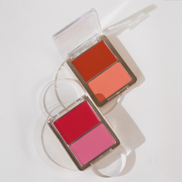 2 in 1 blush plate blush palette,Customizable, Highly pigmented, Vegan, Cruelty-free, Low MOQ, Easy to use - Image 2
