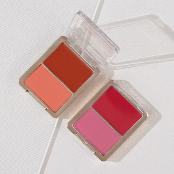 2 in 1 blush plate blush palette,Customizable, Highly pigmented, Vegan, Cruelty-free, Low MOQ, Easy to use - Image 3