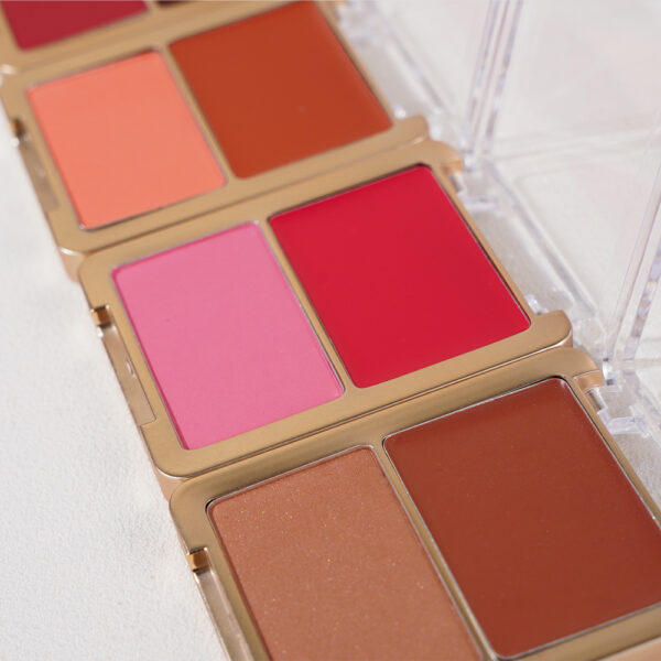 2 in 1 blush plate blush palette,Customizable, Highly pigmented, Vegan, Cruelty-free, Low MOQ, Easy to use - Image 5