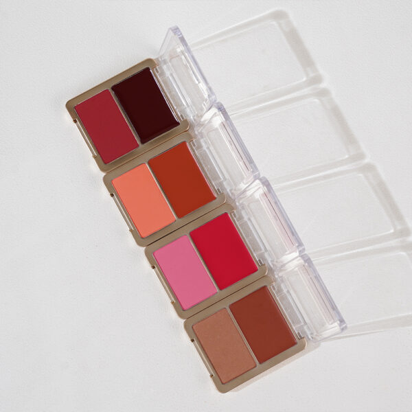 2 in 1 blush plate blush palette,Customizable, Highly pigmented, Vegan, Cruelty-free, Low MOQ, Easy to use - Image 6