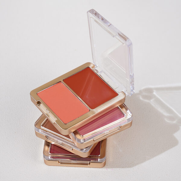 2 in 1 blush plate blush palette,Customizable, Highly pigmented, Vegan, Cruelty-free, Low MOQ, Easy to use - Image 7