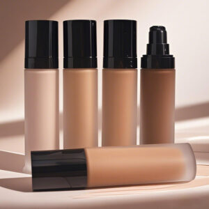 Black, Long-wear, Full coverage, Waterproof Liquid Foundation