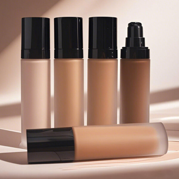 Black, Long-wear, Full coverage, Waterproof Liquid Foundation