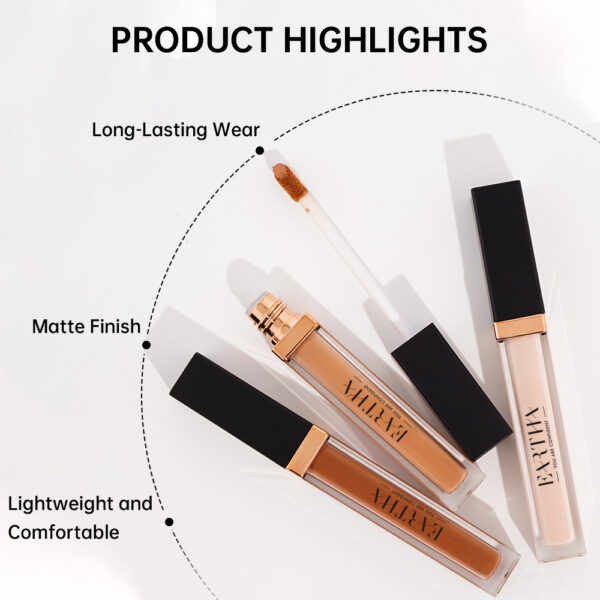 Black, Luxe, Waterproof, Long-wear, Medium to full coverage, Customizable, Concealer - Image 4