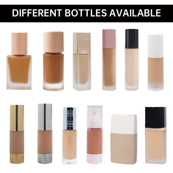 Black, Long-wear, Full coverage, Waterproof Liquid Foundation - Image 6