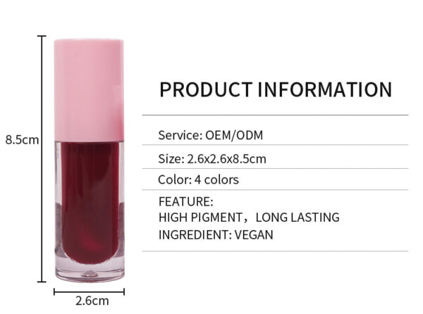 Pink, cute, multiple color options, Buildable Coverage Lip Oil - Image 6