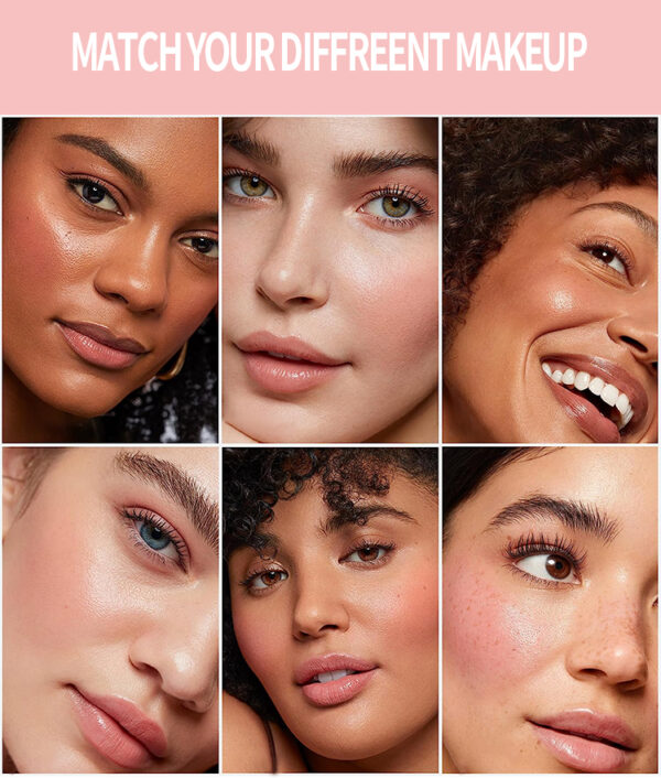 White, Highly pigmented, Easy to apply, Customizable, Lip&cheek 2 in 1, Waterproof, Blush - Image 6