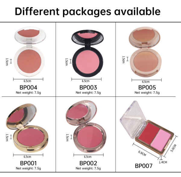 Rose gold, Luxurious, High pigment, Weightless, Waterproof, Blush - Image 6
