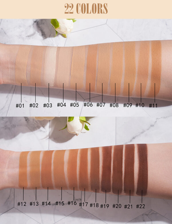 Beige，Matte, Frosted, Medium to full coverage, Waterproof, Easy to use, Foundation - Image 6