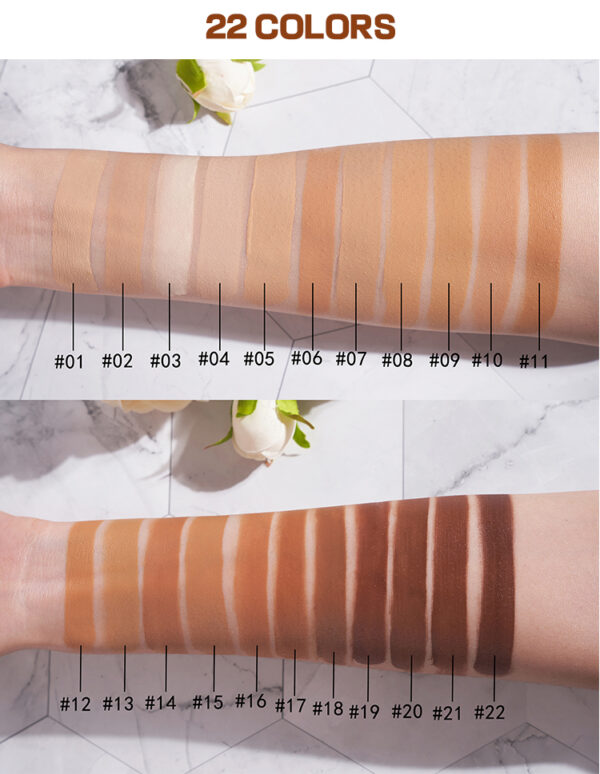 Black, Long-wear, Full coverage, Waterproof Liquid Foundation - Image 5